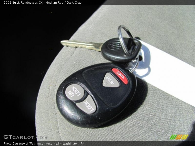 Medium Red / Dark Gray 2002 Buick Rendezvous CX