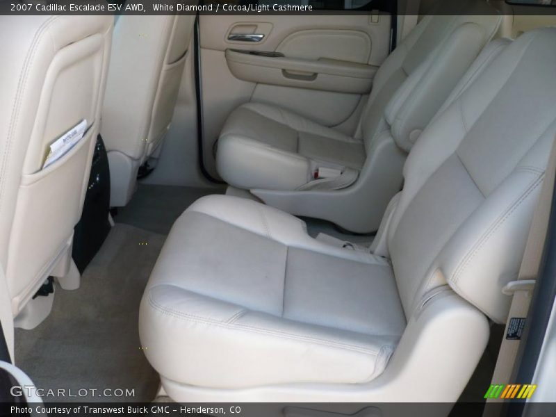 White Diamond / Cocoa/Light Cashmere 2007 Cadillac Escalade ESV AWD