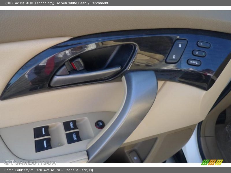 Aspen White Pearl / Parchment 2007 Acura MDX Technology
