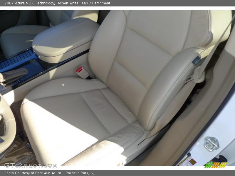 Aspen White Pearl / Parchment 2007 Acura MDX Technology