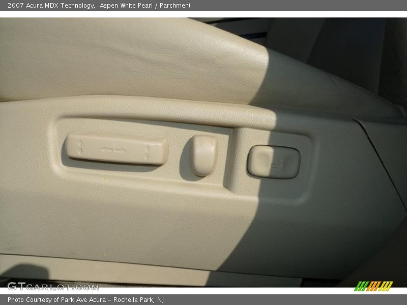 Aspen White Pearl / Parchment 2007 Acura MDX Technology
