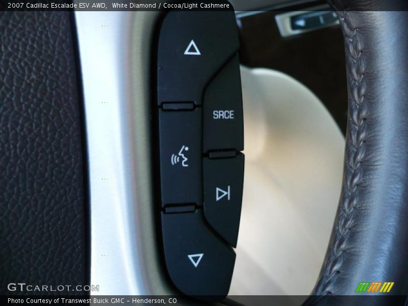 White Diamond / Cocoa/Light Cashmere 2007 Cadillac Escalade ESV AWD