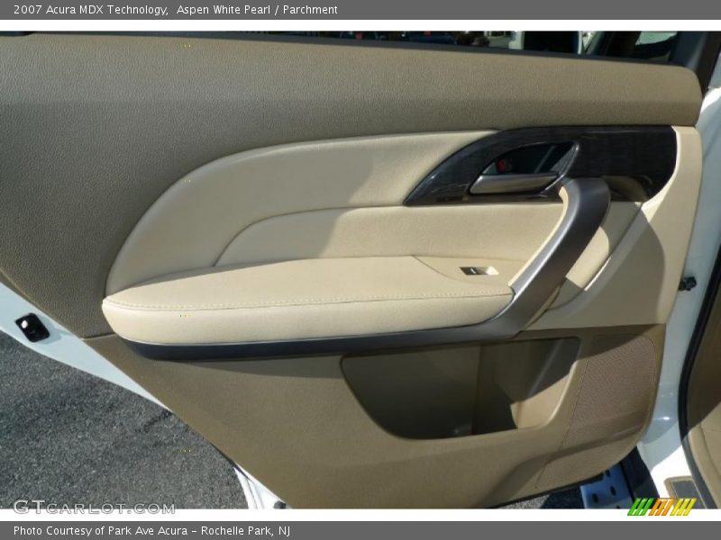Aspen White Pearl / Parchment 2007 Acura MDX Technology