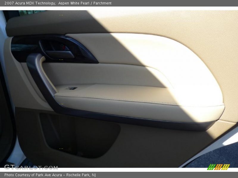Aspen White Pearl / Parchment 2007 Acura MDX Technology
