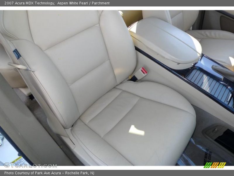 Aspen White Pearl / Parchment 2007 Acura MDX Technology