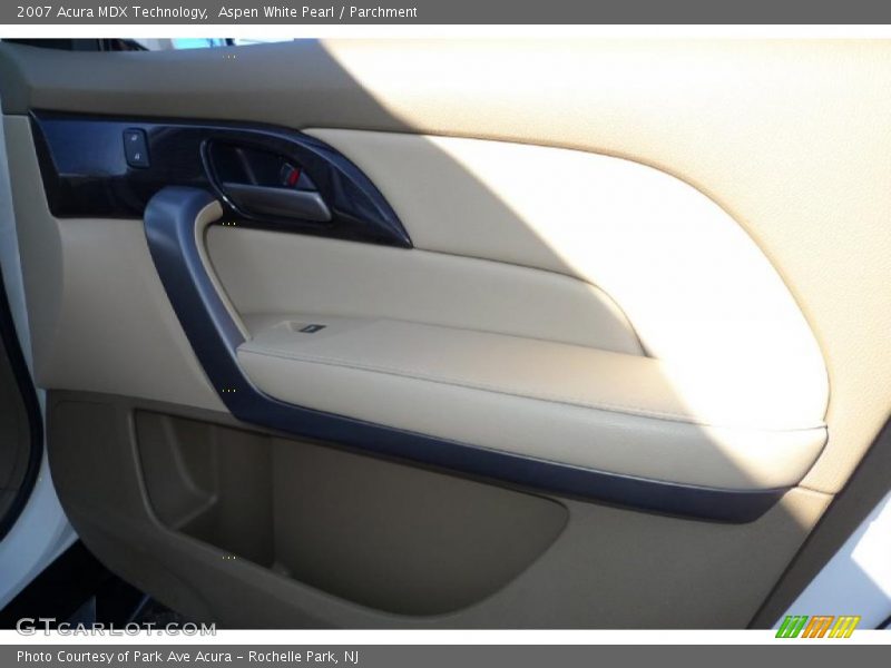 Aspen White Pearl / Parchment 2007 Acura MDX Technology