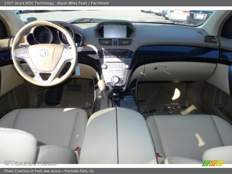 Aspen White Pearl / Parchment 2007 Acura MDX Technology
