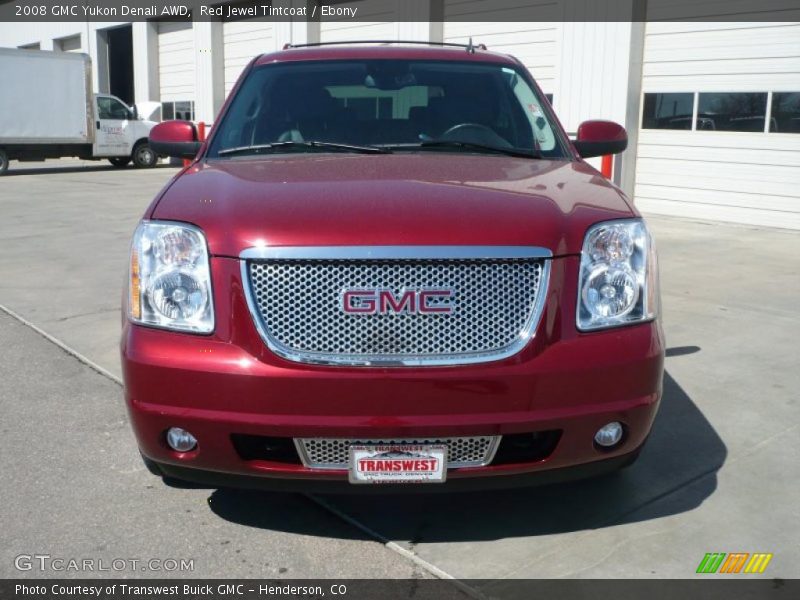 Red Jewel Tintcoat / Ebony 2008 GMC Yukon Denali AWD