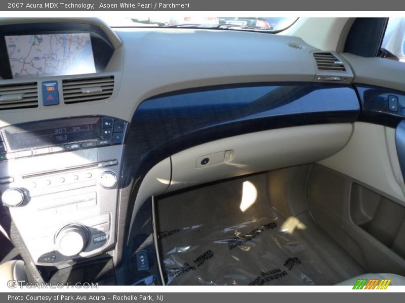 Aspen White Pearl / Parchment 2007 Acura MDX Technology