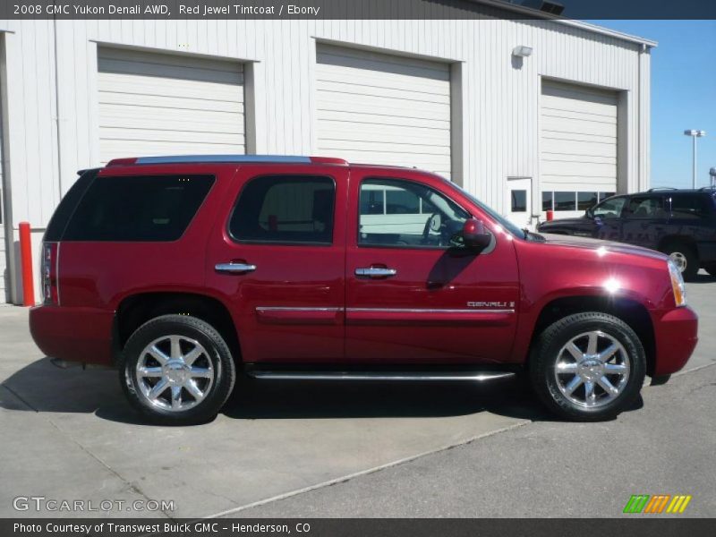 Red Jewel Tintcoat / Ebony 2008 GMC Yukon Denali AWD