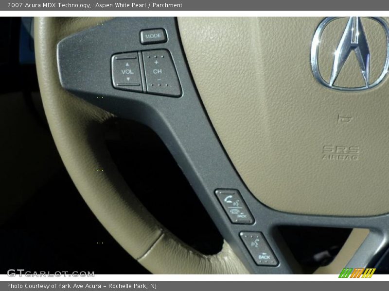 Aspen White Pearl / Parchment 2007 Acura MDX Technology