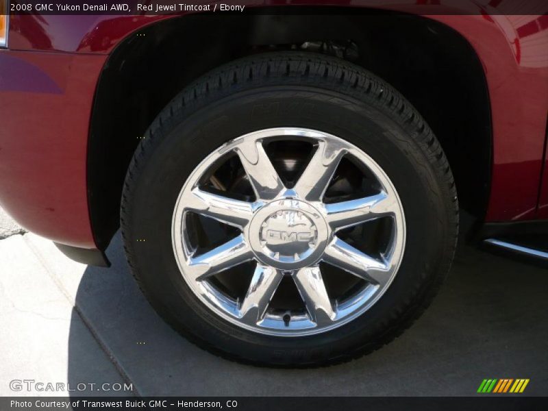 Red Jewel Tintcoat / Ebony 2008 GMC Yukon Denali AWD