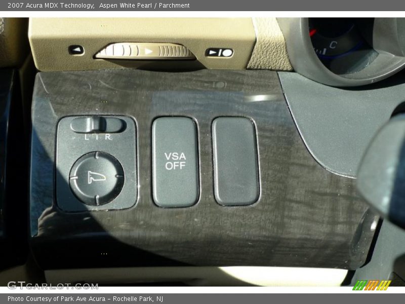 Aspen White Pearl / Parchment 2007 Acura MDX Technology