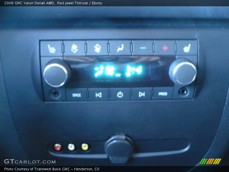 Red Jewel Tintcoat / Ebony 2008 GMC Yukon Denali AWD