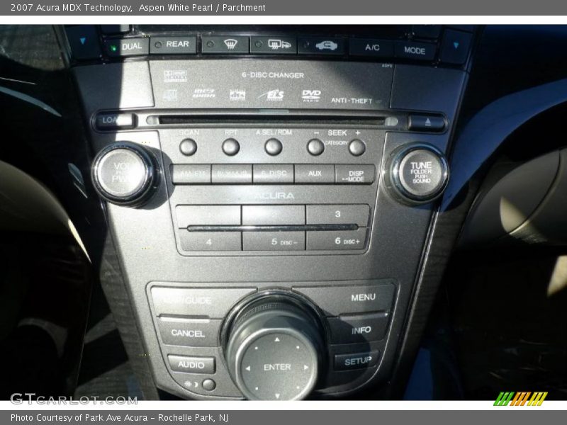 Aspen White Pearl / Parchment 2007 Acura MDX Technology