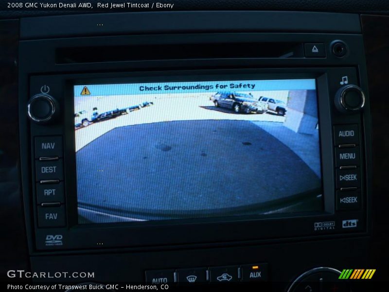Red Jewel Tintcoat / Ebony 2008 GMC Yukon Denali AWD