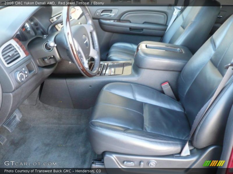 Red Jewel Tintcoat / Ebony 2008 GMC Yukon Denali AWD