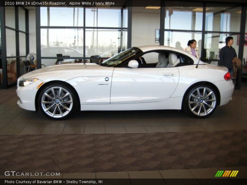 Alpine White / Ivory White 2010 BMW Z4 sDrive35i Roadster