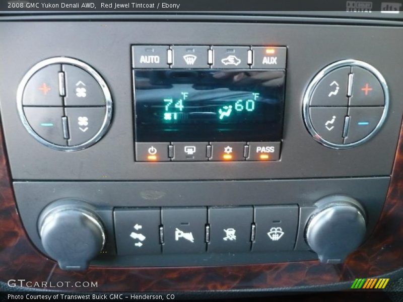 Red Jewel Tintcoat / Ebony 2008 GMC Yukon Denali AWD