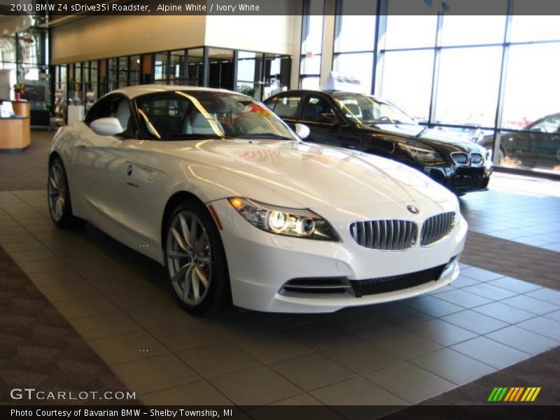 Alpine White / Ivory White 2010 BMW Z4 sDrive35i Roadster