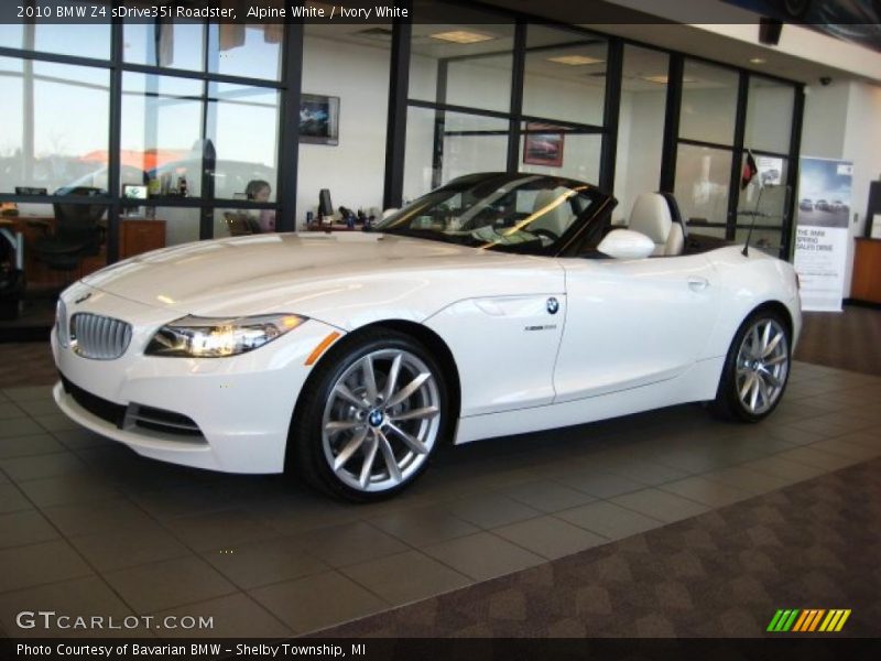 Alpine White / Ivory White 2010 BMW Z4 sDrive35i Roadster