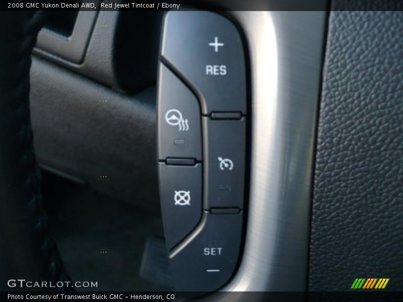Red Jewel Tintcoat / Ebony 2008 GMC Yukon Denali AWD