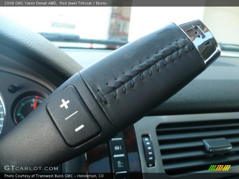 Red Jewel Tintcoat / Ebony 2008 GMC Yukon Denali AWD