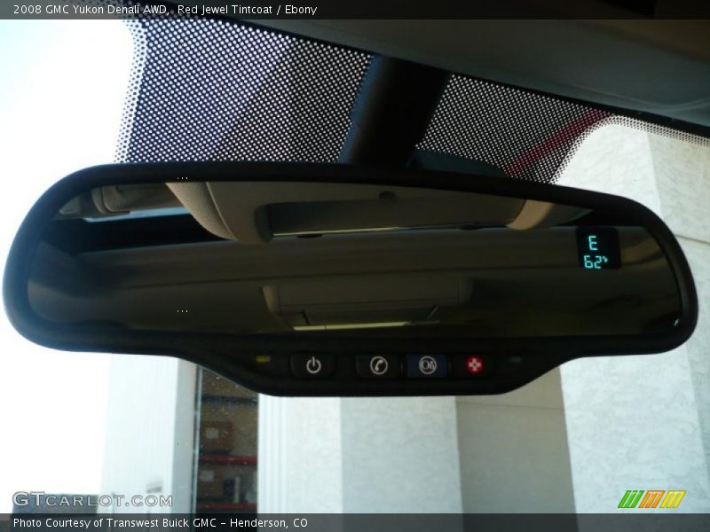 Red Jewel Tintcoat / Ebony 2008 GMC Yukon Denali AWD