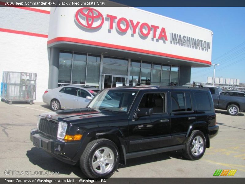 Black / Medium Slate Gray 2006 Jeep Commander 4x4