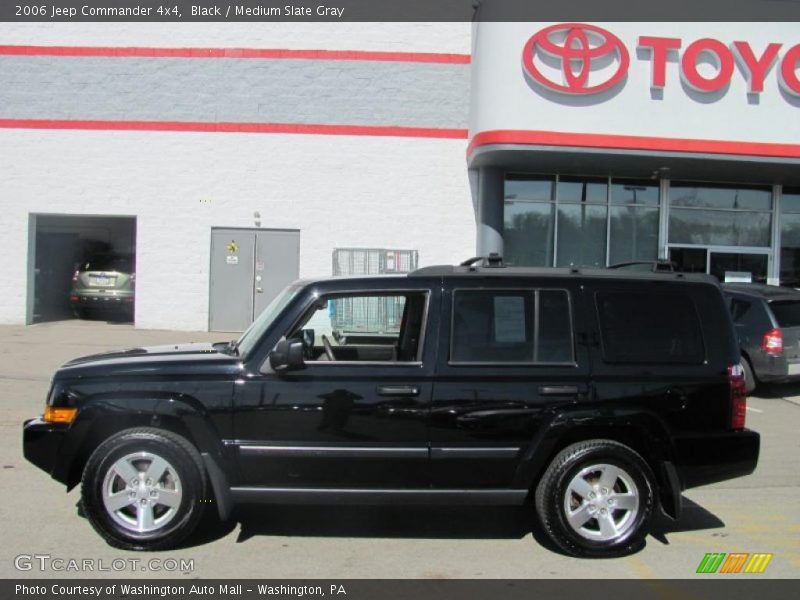 Black / Medium Slate Gray 2006 Jeep Commander 4x4