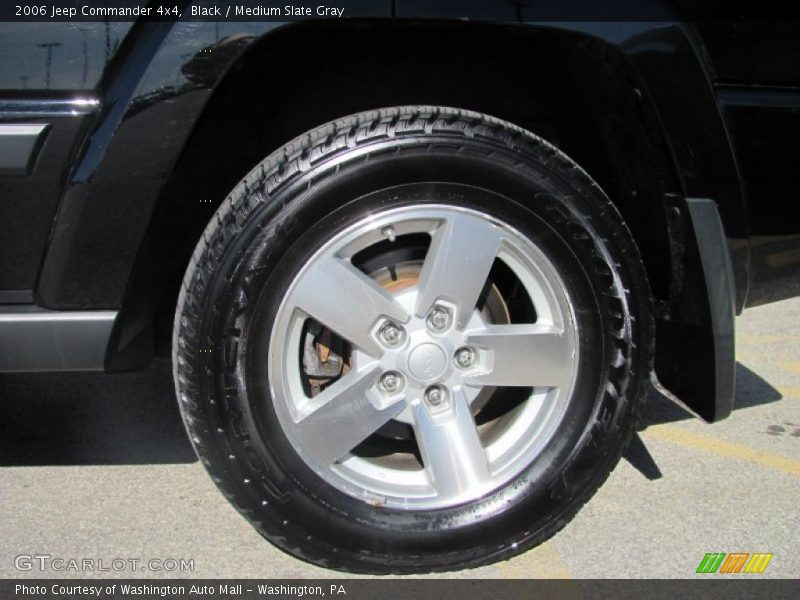 Black / Medium Slate Gray 2006 Jeep Commander 4x4