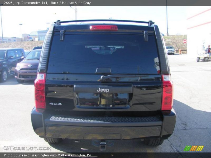 Black / Medium Slate Gray 2006 Jeep Commander 4x4