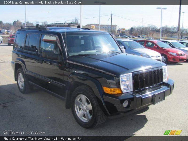 Black / Medium Slate Gray 2006 Jeep Commander 4x4