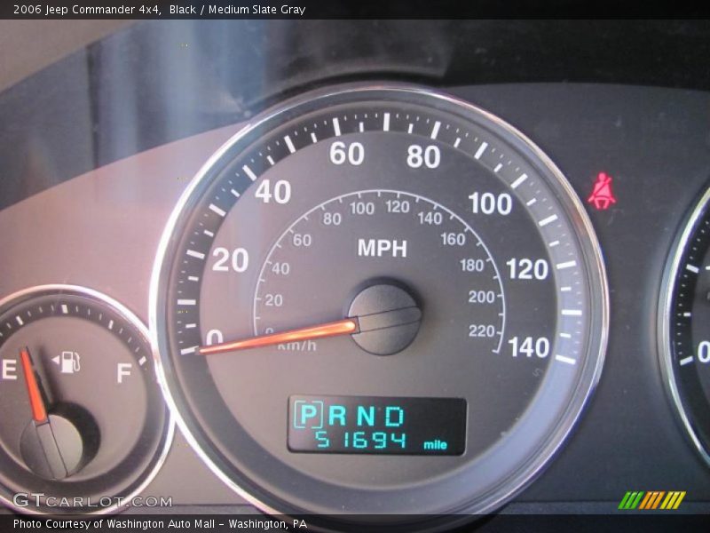 Black / Medium Slate Gray 2006 Jeep Commander 4x4