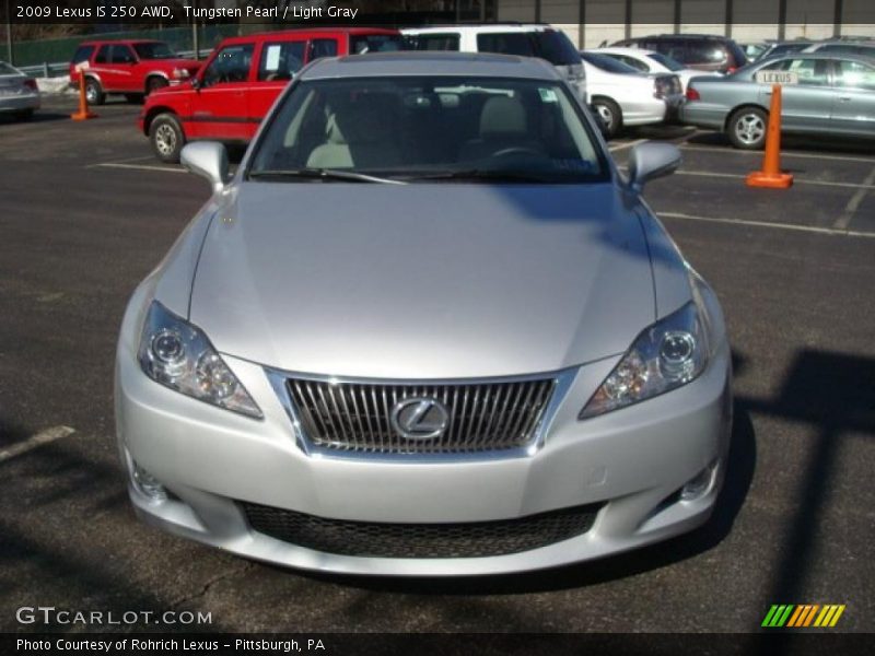 Tungsten Pearl / Light Gray 2009 Lexus IS 250 AWD