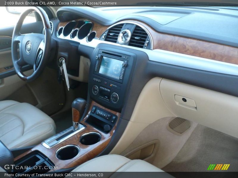 Cocoa Metallic / Cocoa/Cashmere 2009 Buick Enclave CXL AWD