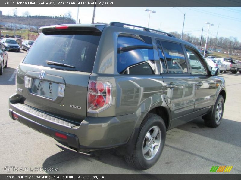 Aberdeen Green Metallic / Olive 2007 Honda Pilot EX-L 4WD
