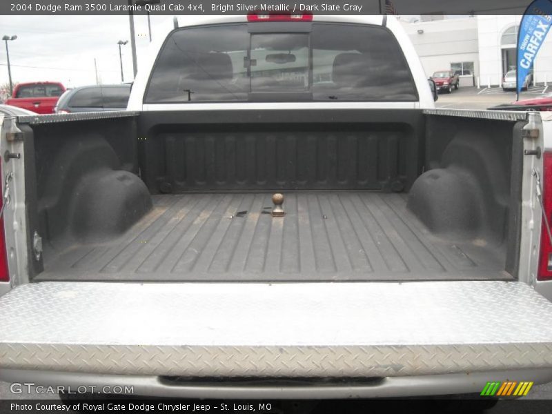 Bright Silver Metallic / Dark Slate Gray 2004 Dodge Ram 3500 Laramie Quad Cab 4x4