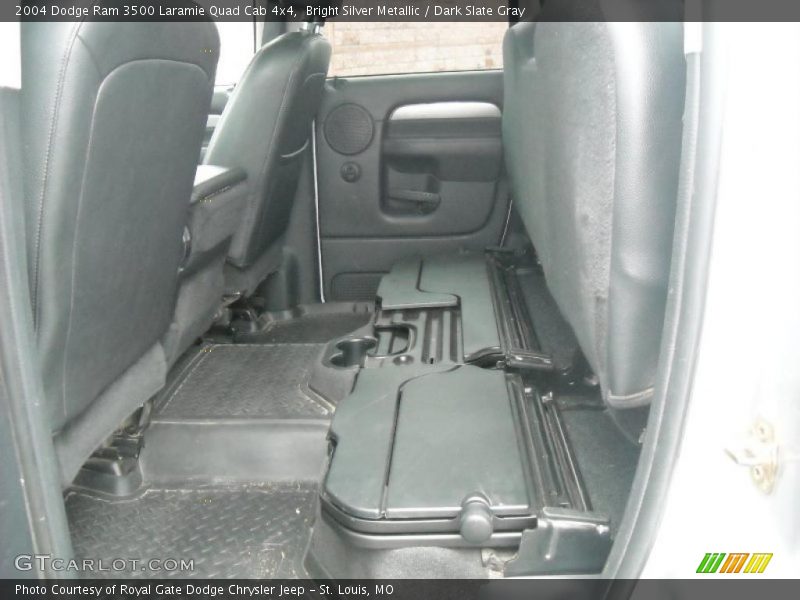 Bright Silver Metallic / Dark Slate Gray 2004 Dodge Ram 3500 Laramie Quad Cab 4x4