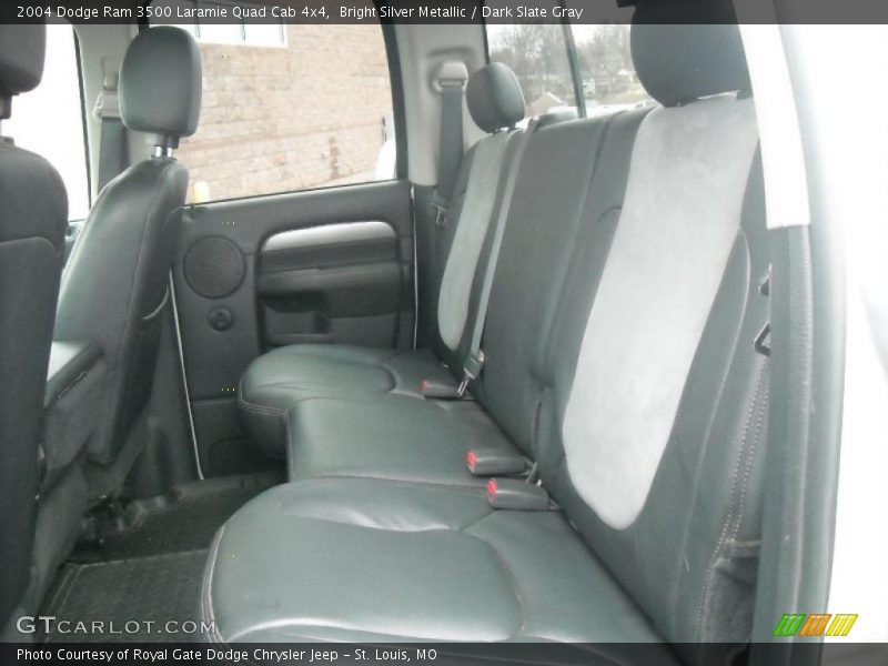 Bright Silver Metallic / Dark Slate Gray 2004 Dodge Ram 3500 Laramie Quad Cab 4x4
