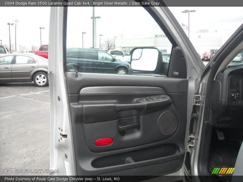 Bright Silver Metallic / Dark Slate Gray 2004 Dodge Ram 3500 Laramie Quad Cab 4x4