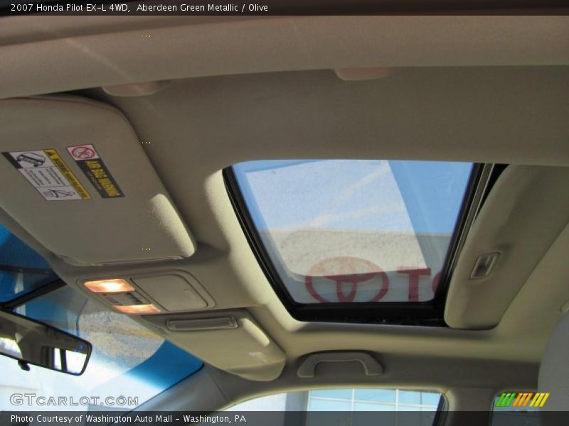 Aberdeen Green Metallic / Olive 2007 Honda Pilot EX-L 4WD