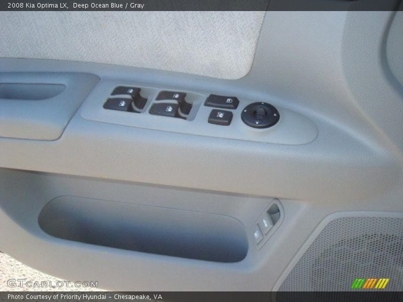 Deep Ocean Blue / Gray 2008 Kia Optima LX