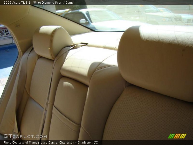White Diamond Pearl / Camel 2006 Acura TL 3.2