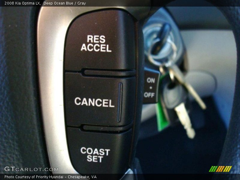 Deep Ocean Blue / Gray 2008 Kia Optima LX