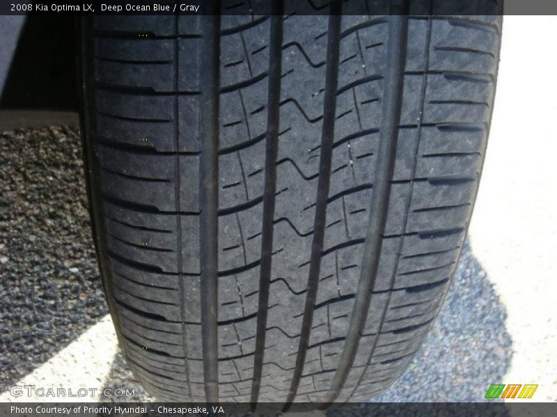 Deep Ocean Blue / Gray 2008 Kia Optima LX
