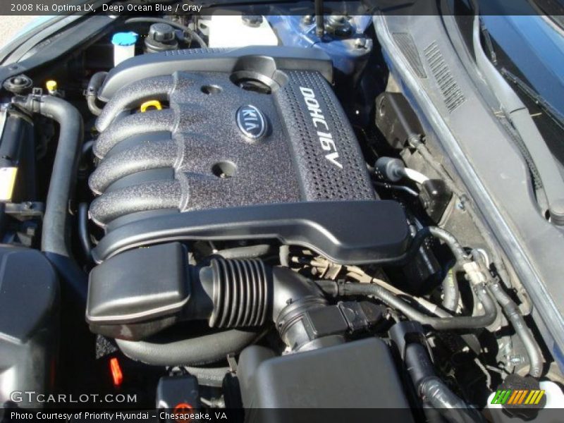 Deep Ocean Blue / Gray 2008 Kia Optima LX
