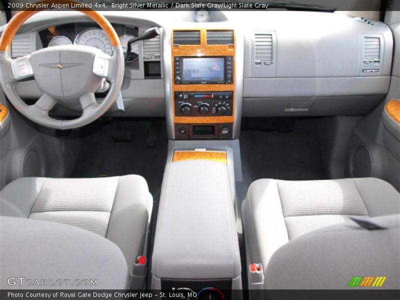 Bright Silver Metallic / Dark Slate Gray/Light Slate Gray 2009 Chrysler Aspen Limited 4x4