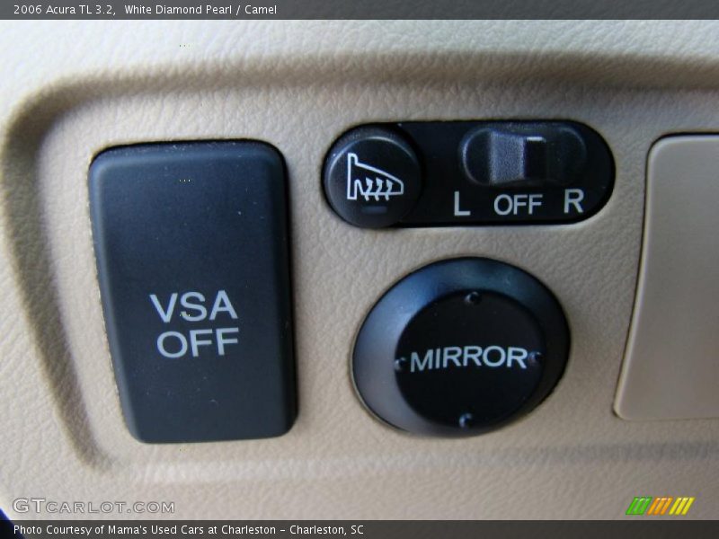 White Diamond Pearl / Camel 2006 Acura TL 3.2