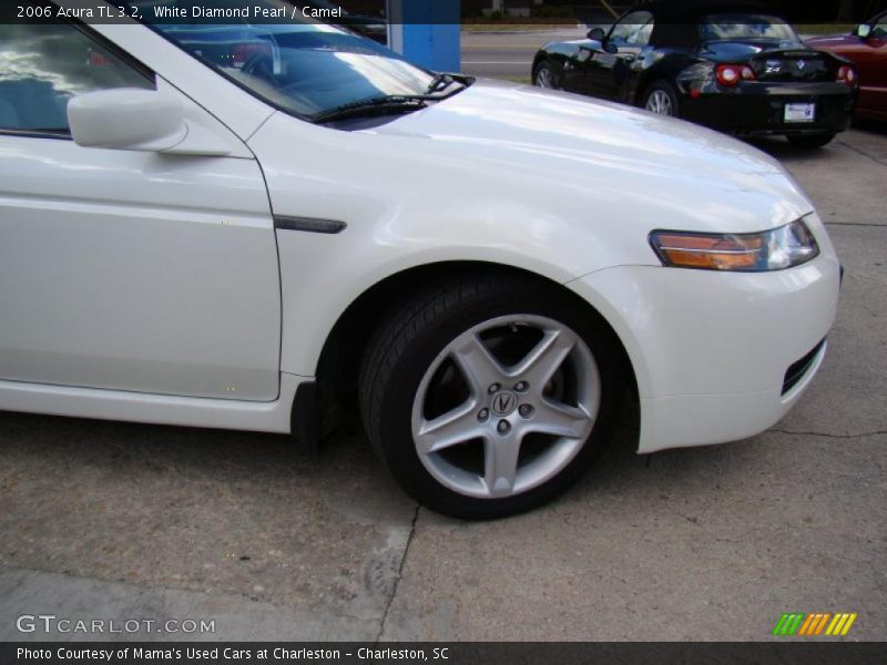 White Diamond Pearl / Camel 2006 Acura TL 3.2